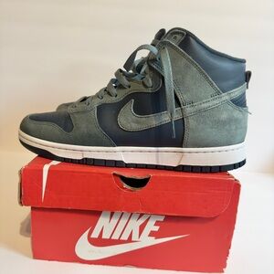 Nike Dunk High Armory Navy Blue & Mineral Slate Men’s size 10